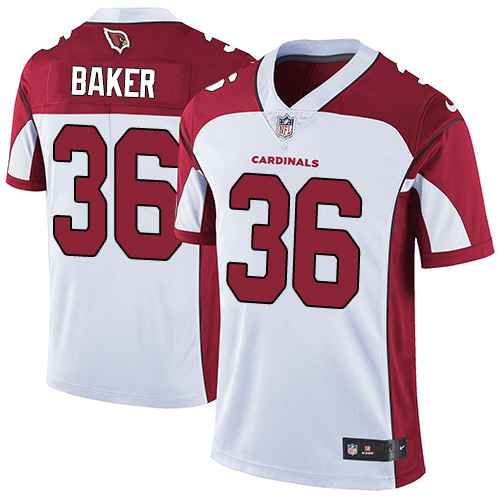 Nike Cardinals #36 Budda Baker White Men's Stitched NFL Vapor Untouchable Limited Jersey